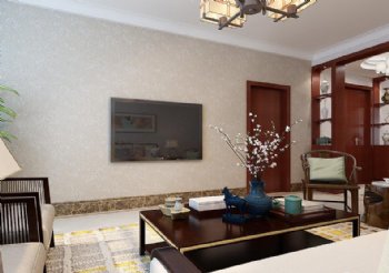 風華東方三居設計 145平米領略東方藝術中式風格